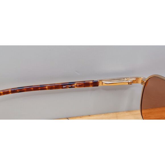 Baron Eyewear Baron Metal Collection A7073 54-14-140 Gold Eyeglasses Frames - Picture 10 of 16